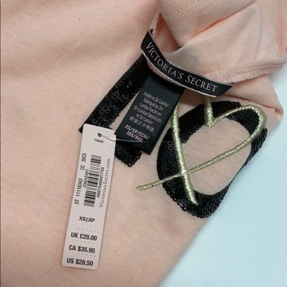 NWT VICTORIA SECRET PAJAMA Top short sleeve - Picture 5 of 5
